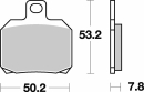 Bremsbeläge Braking für Aprilia RSV 4 RF (13-16) RK - Sinter hinten CM56