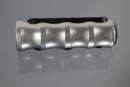 Verstellbare Fußrasten Super Grip für Aprilia Tuono 1000 R, Factory (04>)