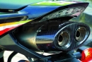 Bodis Slip-On Oval Q1 Titan Mantel für Honda CBR1000...